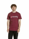 Meatfly Meatfly pánske tričko Joe Dark Wine | Červená