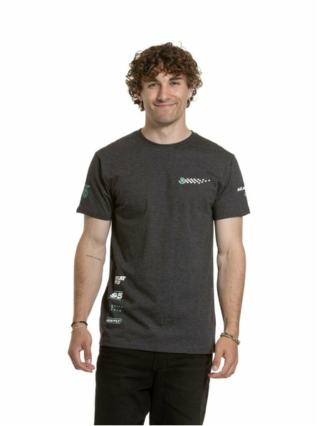 Meatfly Meatfly pánske tričko Furious Charcoal Heather | Sivá