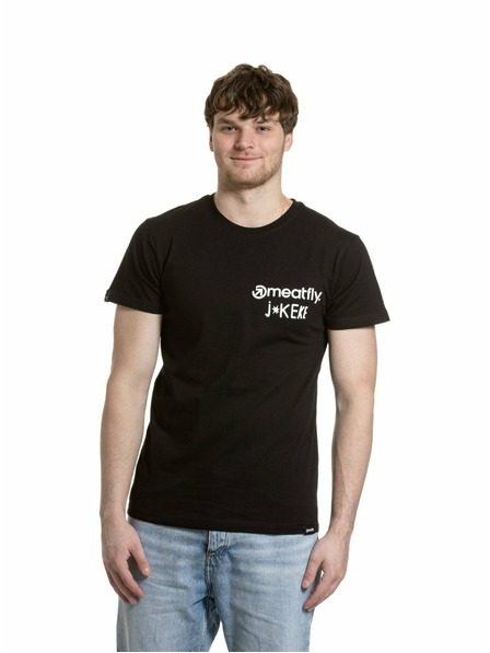 Meatfly Meatfly pánske tričko Keke Moto Black