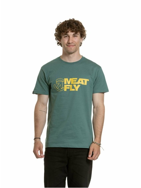 Meatfly Meatfly pánske tričko Revital Teal Green