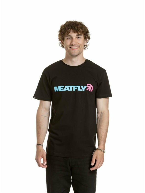 Meatfly Meatfly pánske tričko Logex Black