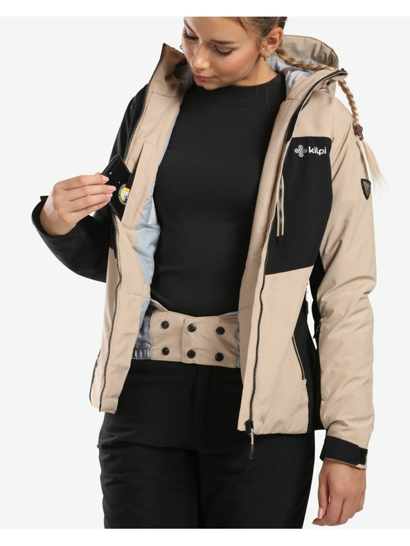 Kilpi Kilpi FLIP-W Dámska lyžiarska bunda Beige