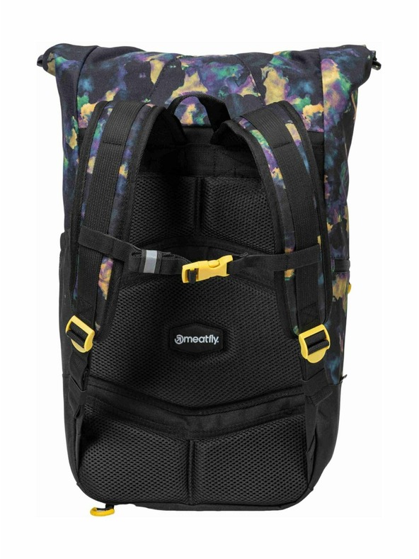 Meatfly Meatfly batoh Holler Dark Aquarel 28 L | Čierna | Objem 28 L