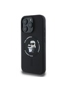 Karl Lagerfeld Karl Lagerfeld Liquid Silicone Karl and Choupette MagSafe Zadný Kryt pre iPhone 16 Pro Black