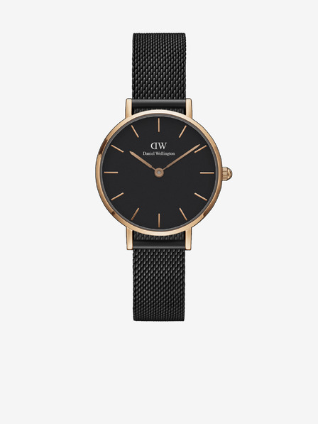 Daniel Wellington Čierne dámske hodinky Daniel Wellington Petite