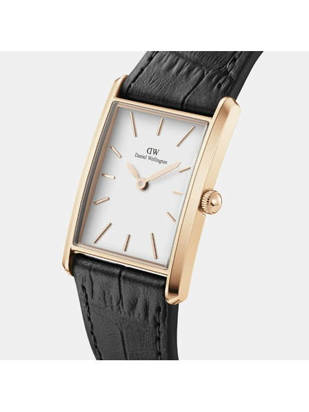 Daniel Wellington Dámske hodinky Daniel Wellington Bound Black Crocodile Rose Gold DW00100698