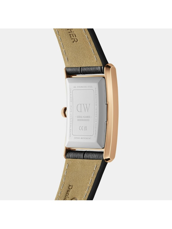 Daniel Wellington Dámske hodinky Daniel Wellington Bound Black Crocodile Rose Gold DW00100698
