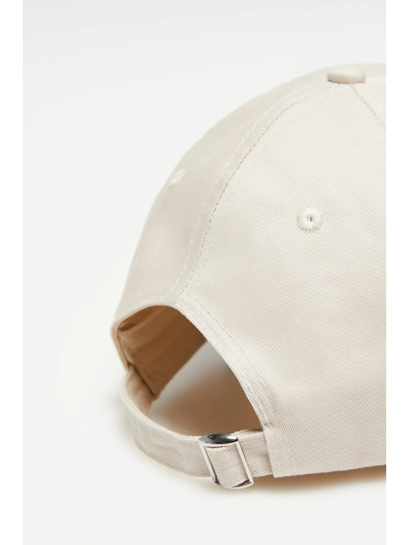 Moodo Krémová bavlnená šiltovka