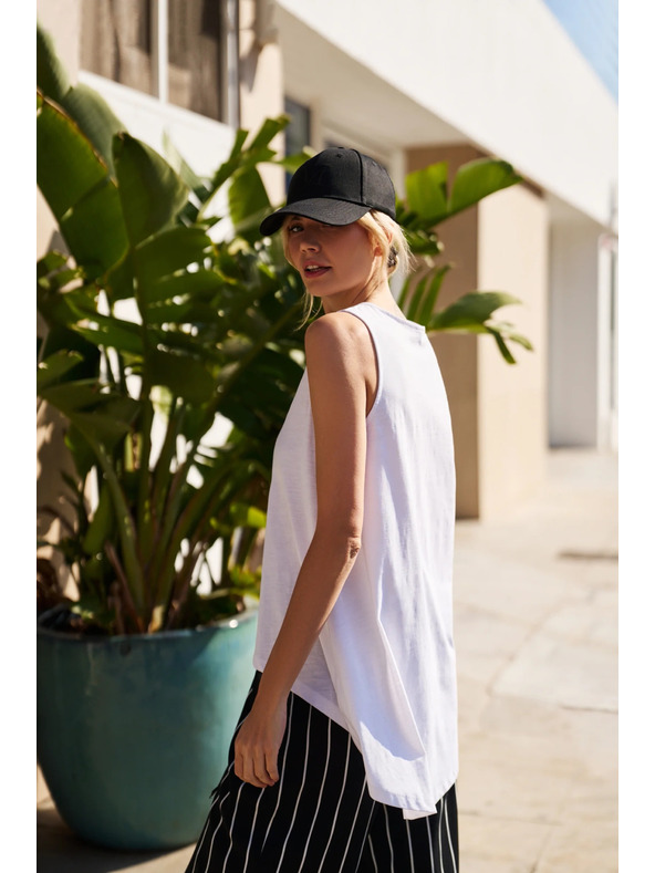 Moodo Čierna bavlnená šiltovka