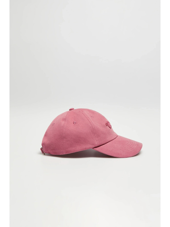 Moodo Ružová bavlnená šiltovka