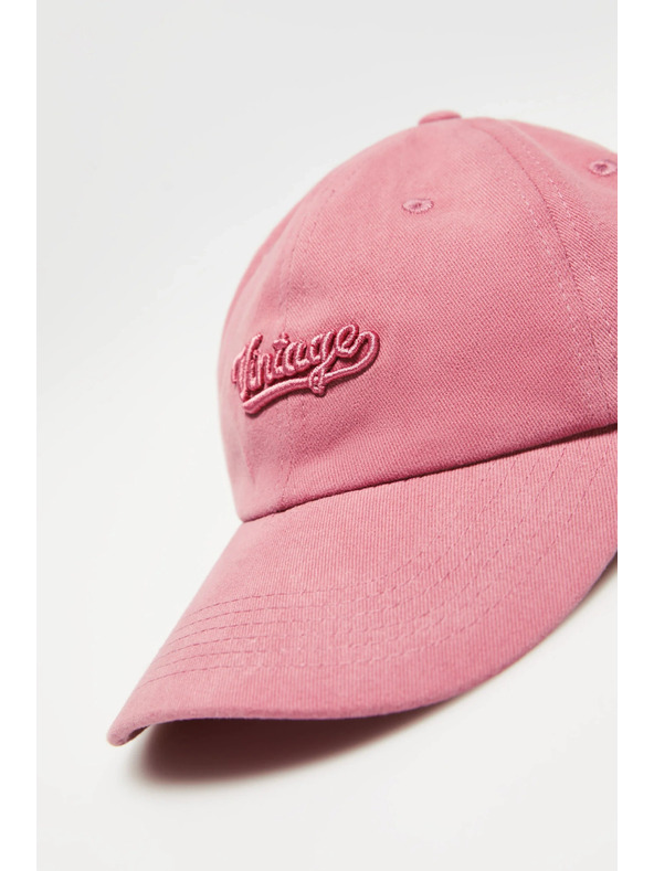 Moodo Ružová bavlnená šiltovka