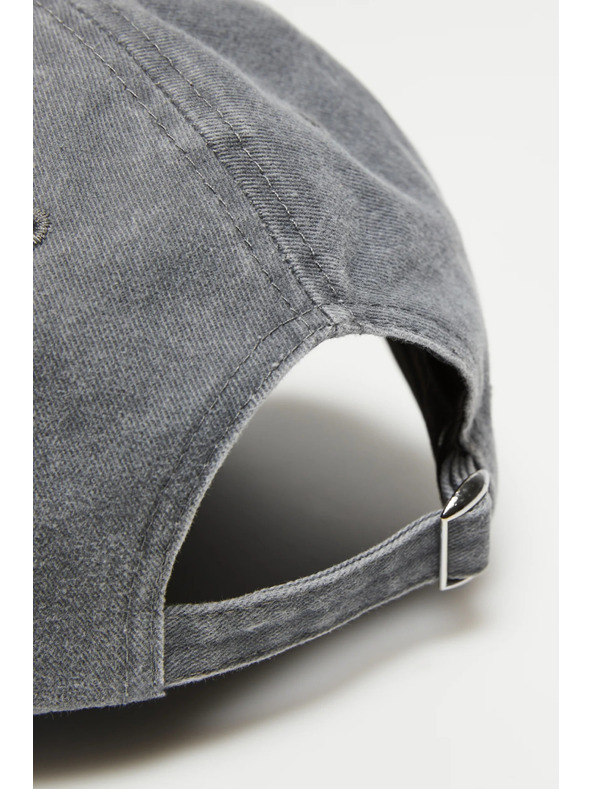 Moodo Sivá bavlnená šiltovka