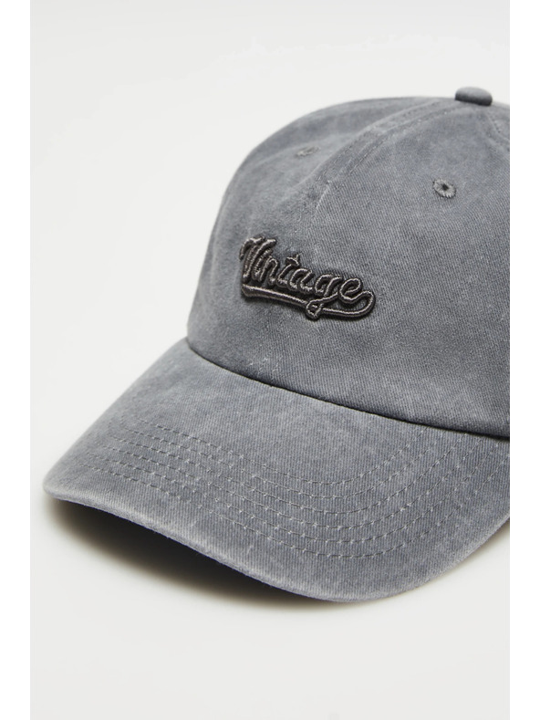 Moodo Sivá bavlnená šiltovka
