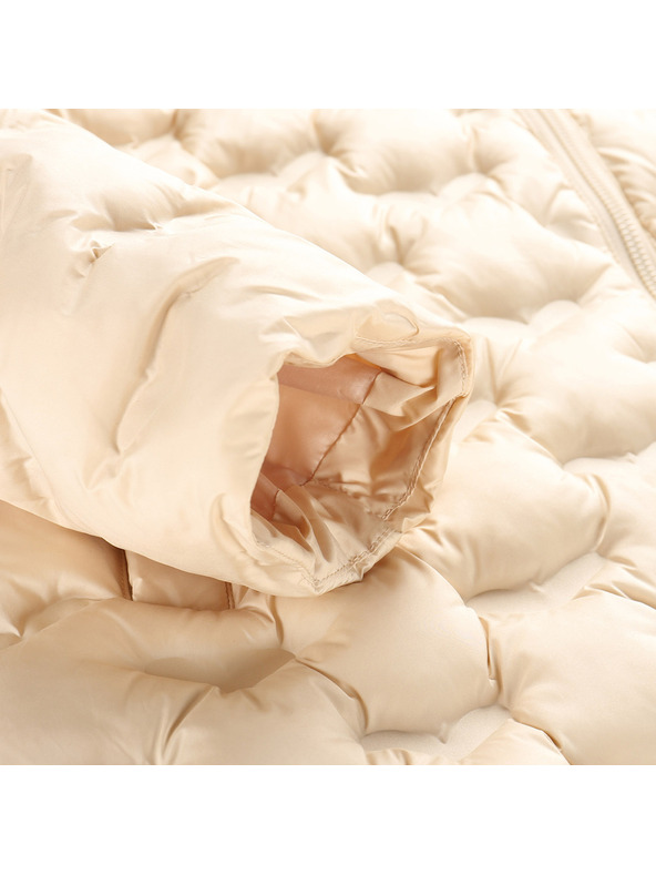 ALPINE PRO Dámsky zimný kabát hi-therm ALPINE PRO AWEDA 2 shifting sand