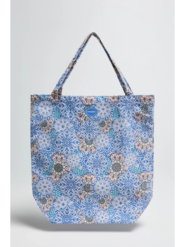 Moodo Svetlomodrá bavlnená taška
