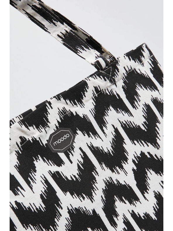 Moodo Vzorkovaná bavlnená taška