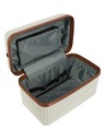 Travelite Kozmetický kufrík Travelite Bali Beautycase White/cognac