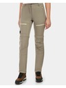 Kilpi Dámske outdoorové odopínacie nohavice Kilpi HOSIO-W Khaki