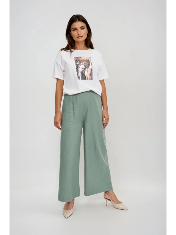 Moodo Dámske nohavice Moodo - zelené