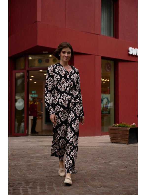 Moodo Dámske nohavice Moodo – čierne