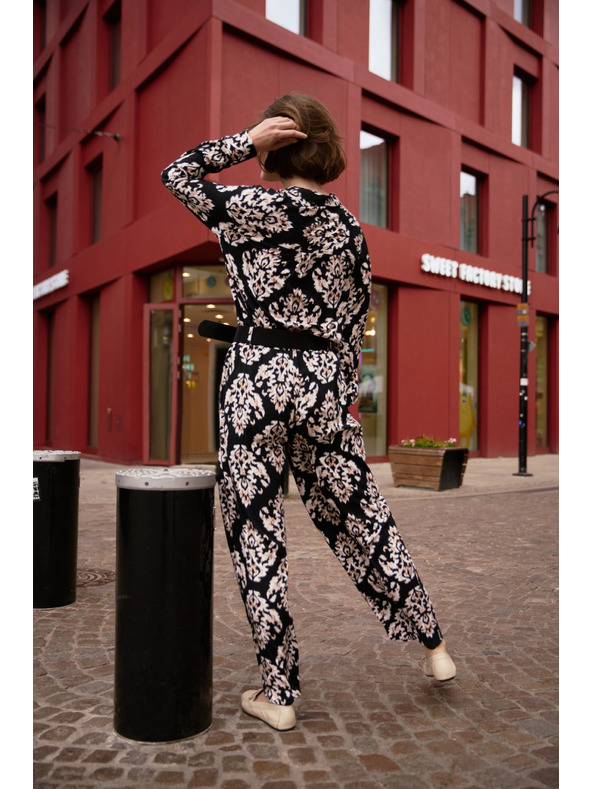 Moodo Dámske nohavice Moodo – čierne