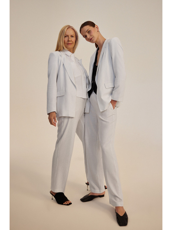 Moodo Dámske nohavice Moodo - biele