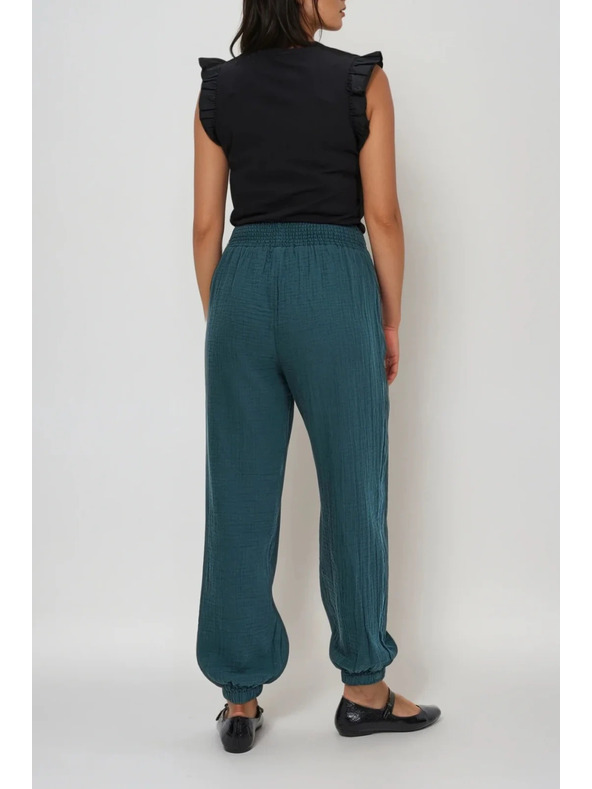 Moodo Dámske nohavice Moodo - zelené