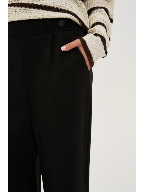 Moodo Dámske nohavice Moodo – čierne