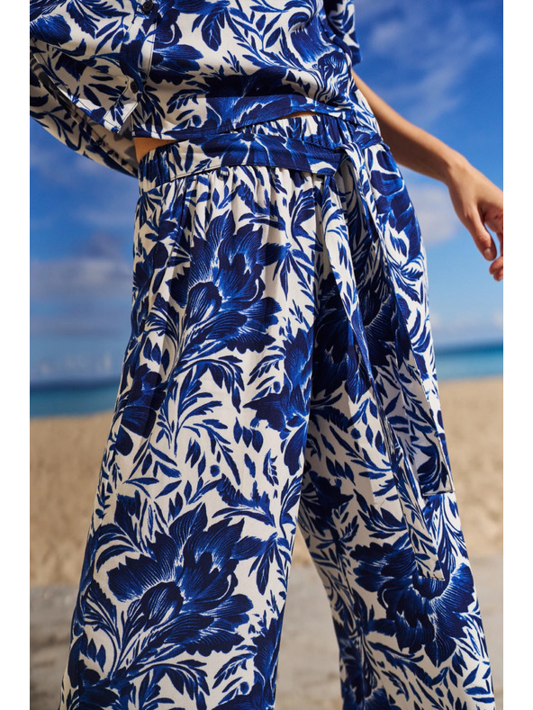 Moodo Dámske nohavice Moodo - modré