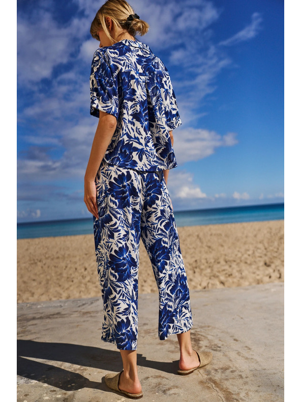 Moodo Dámske nohavice Moodo - modré