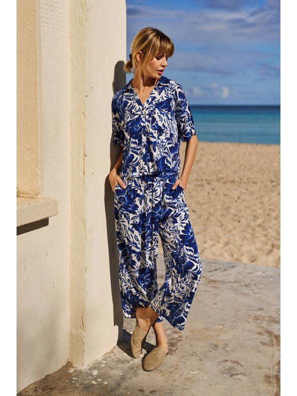 Moodo Dámske nohavice Moodo - modré