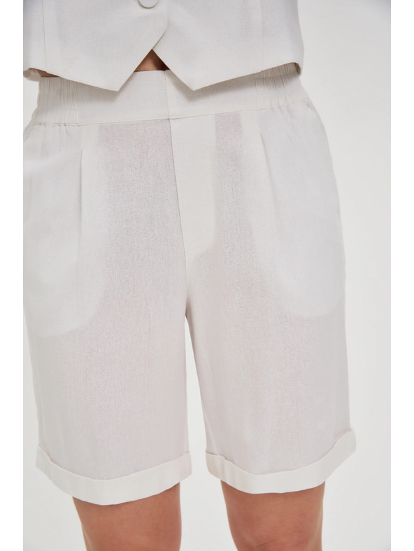 Moodo Dámske kraťasy Moodo - biele