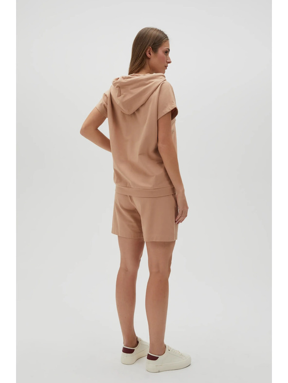 Moodo Dámske kraťasy Moodo - hnedé