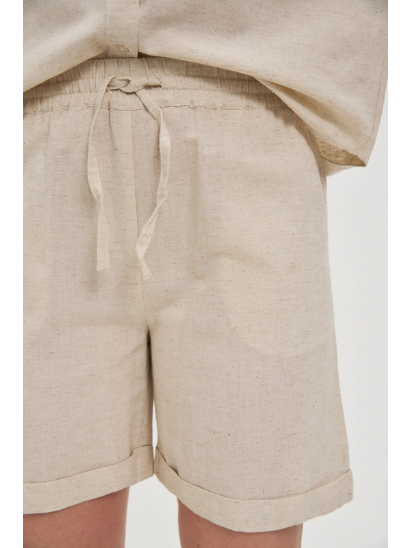 Moodo Dámske kraťasy Moodo - béžové