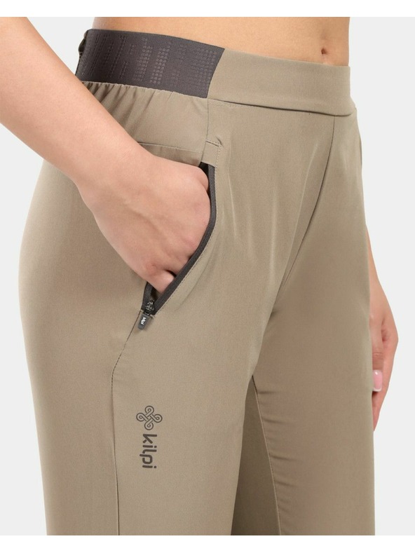 Kilpi Dámske bežecké nohavice Kilpi HEYES-W Khaki