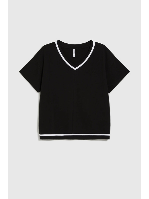 Moodo Dámske tričko Moodo - čierne