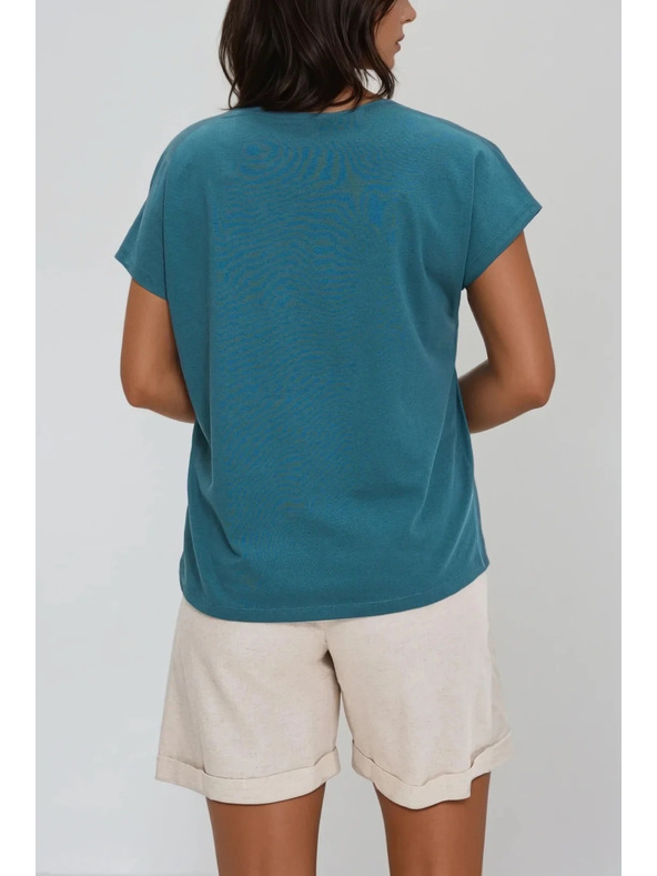 Moodo Dámska blúzka s ozdobnými gombíkmi