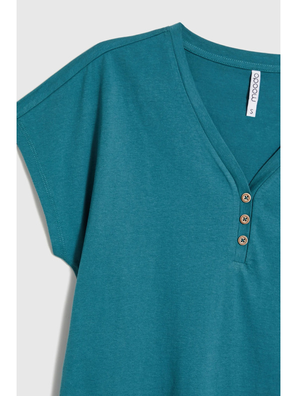 Moodo Dámska blúzka s ozdobnými gombíkmi