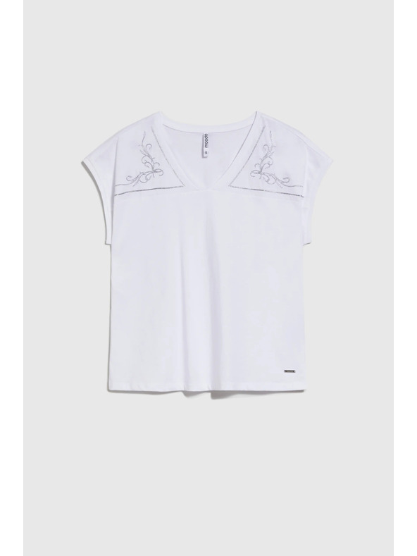 Moodo Dámska biela blúzka