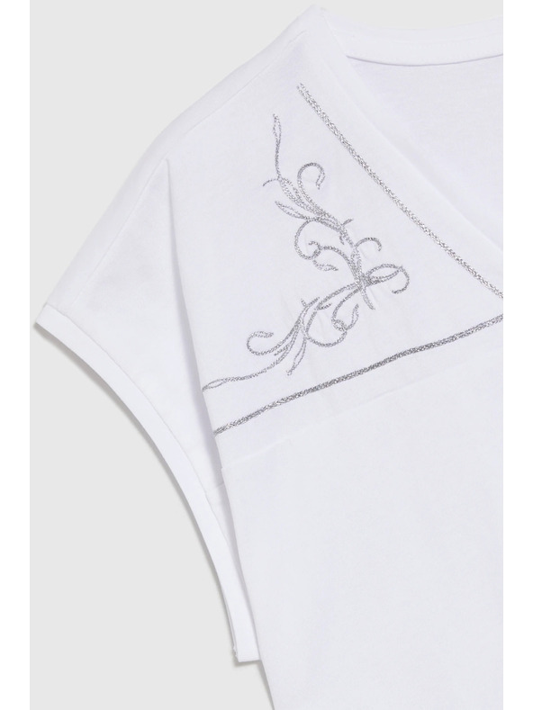 Moodo Dámska biela blúzka