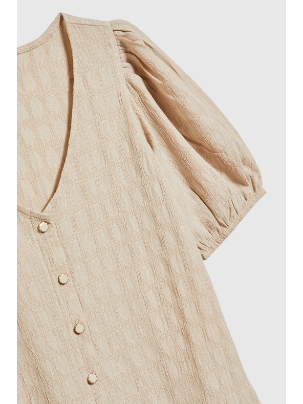 Moodo Dámske tričko Moodo - svetlo béžové