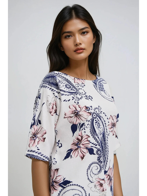 Moodo Dámsky top Moodo - biely