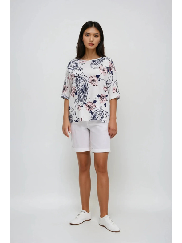 Moodo Dámsky top Moodo - biely