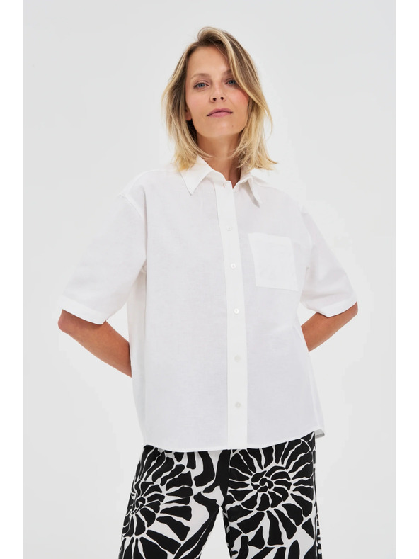 Moodo Dámska biela košeľa
