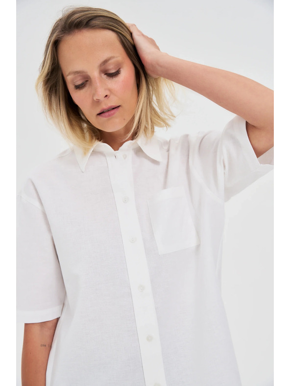 Moodo Dámska biela košeľa