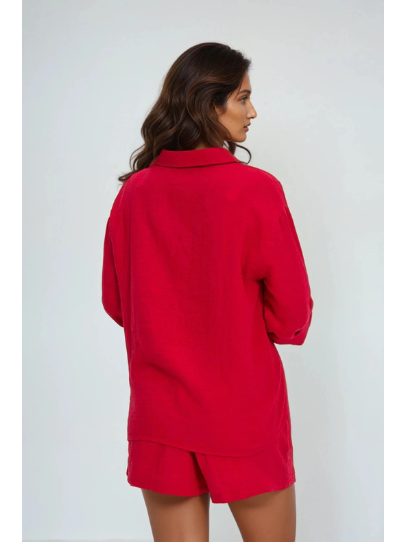 Moodo Červená dámska košeľa