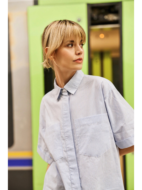 Moodo Dámska svetlo modrá košeľa