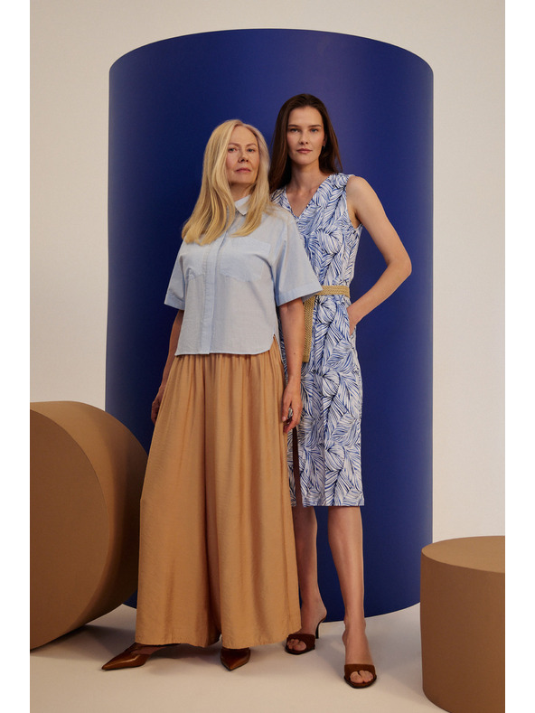 Moodo Dámska svetlo modrá košeľa