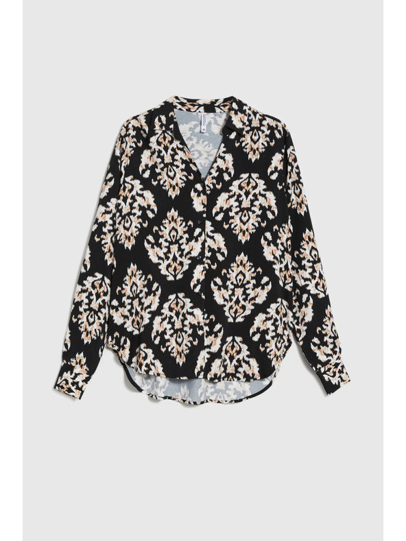 Moodo Dámska košeľa Moodo – čierna