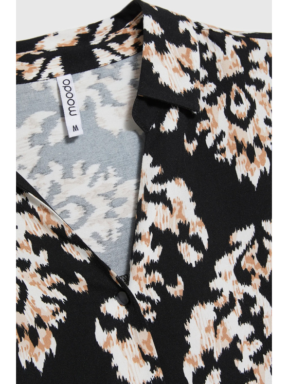 Moodo Dámska košeľa Moodo – čierna